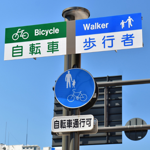 Signage and Reflectors with Aluminum Circles